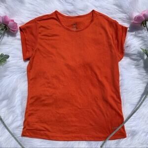 Hind Orange Workout Short Sleeve Shirt Medium